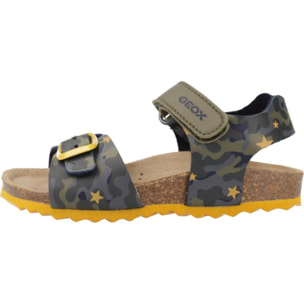 Sandalias Niño de la marca GEOX  modelo B SANDAL CHALKI BOY VERDE