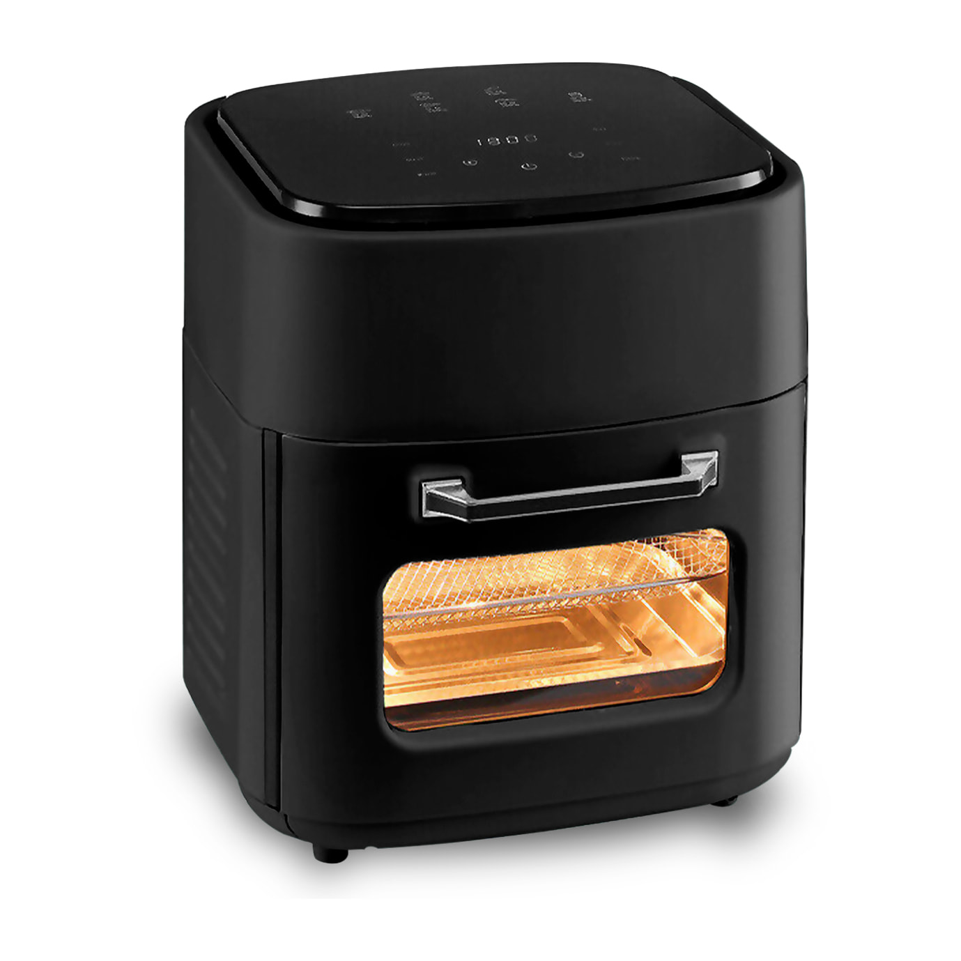 Freidora de aire 2 en 1 con horno. 15L, 1800W. Panel táctil, calentamiento 3D, rejilla antiadherente de acero inoxidable.