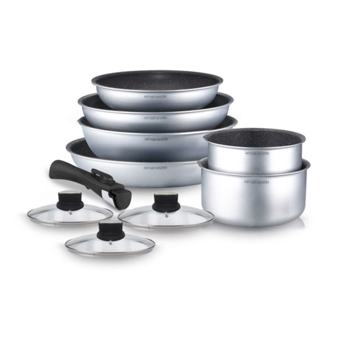 Batterie amovible 10 pièces aluminium