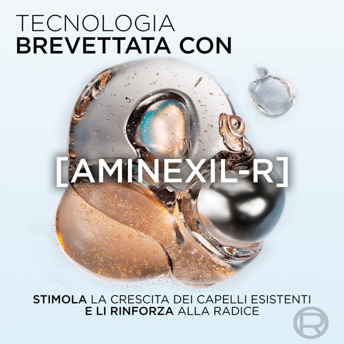 Shampoo Anticaduta Rinforzante Elvive Growth Booster Formula con Aminexil-R e Senza Solfati - Flacone da 200ml