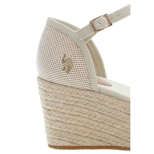 U.S. Polo Assn. - Sandali ALEIDA003W/5T1 in canvas per donna