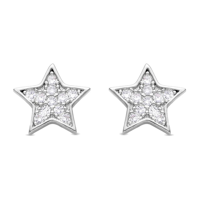 Pendientes Lux by Lux acabados plata