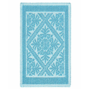 Tappeto Sardo azzurro Ingresso Cucina Bagno