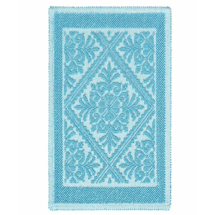 Tappeto Sardo azzurro Ingresso Cucina Bagno