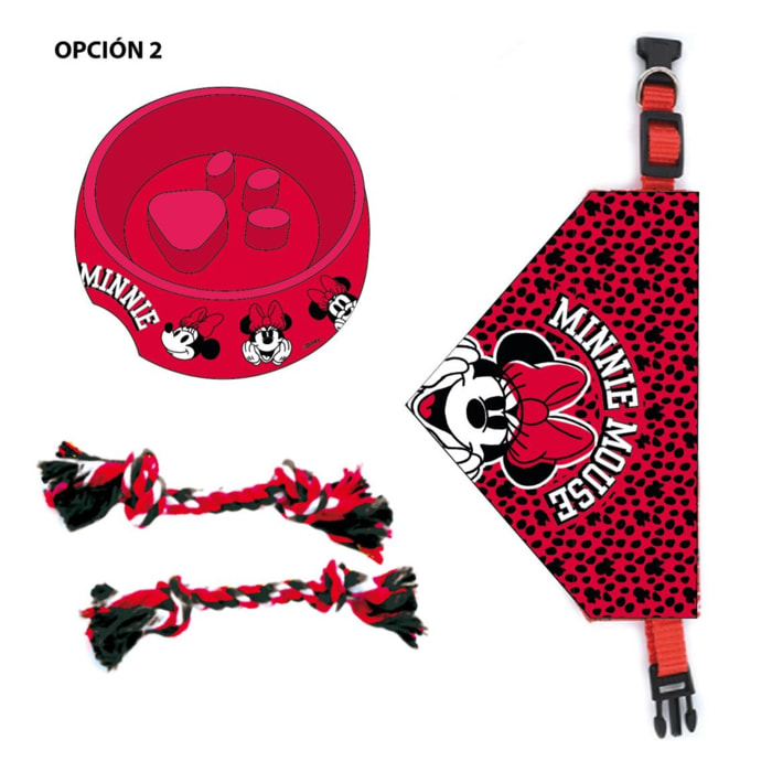 Set para perros diseño minnie