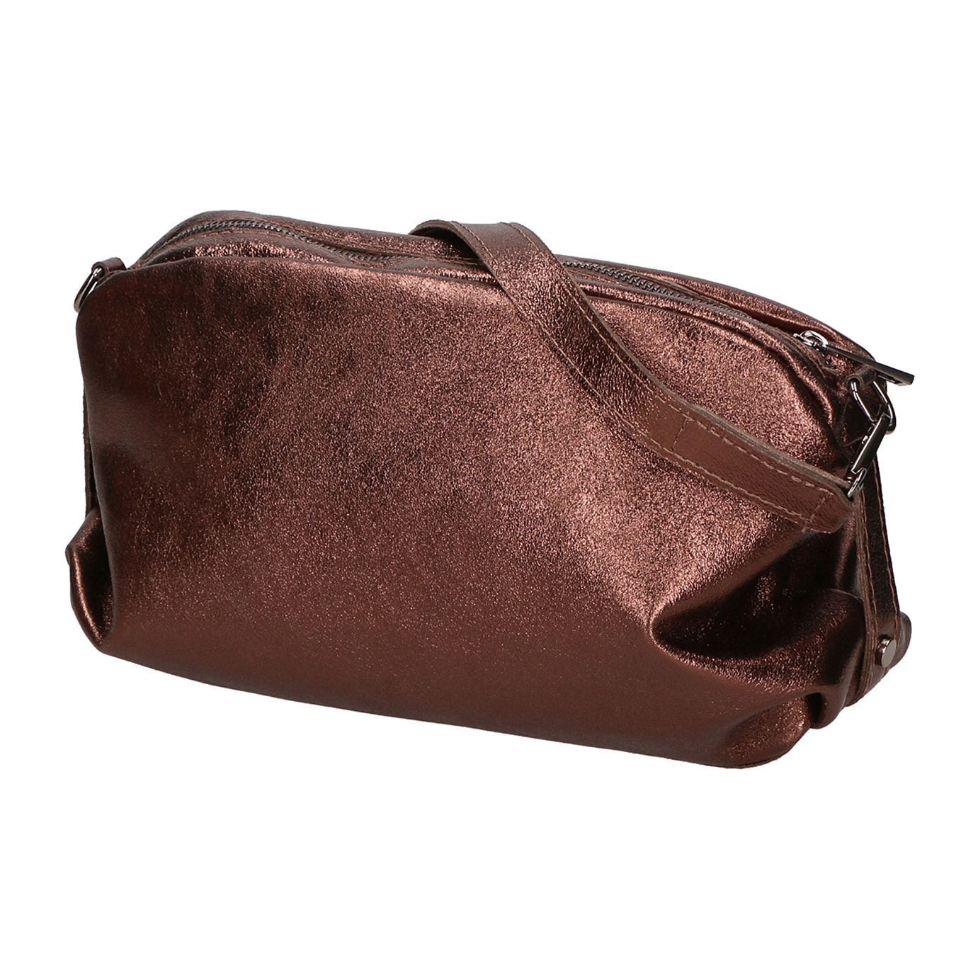 Borsa a Tracolla da Donna Vanessa in Vera Pelle Made in Italy 15x30x13 cm