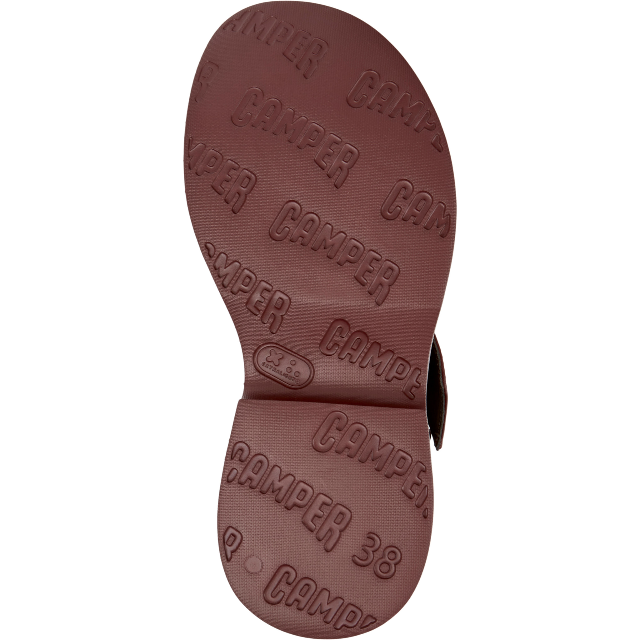 Sandalias - CAMPER Tasha - Burdeos - Cuero liso