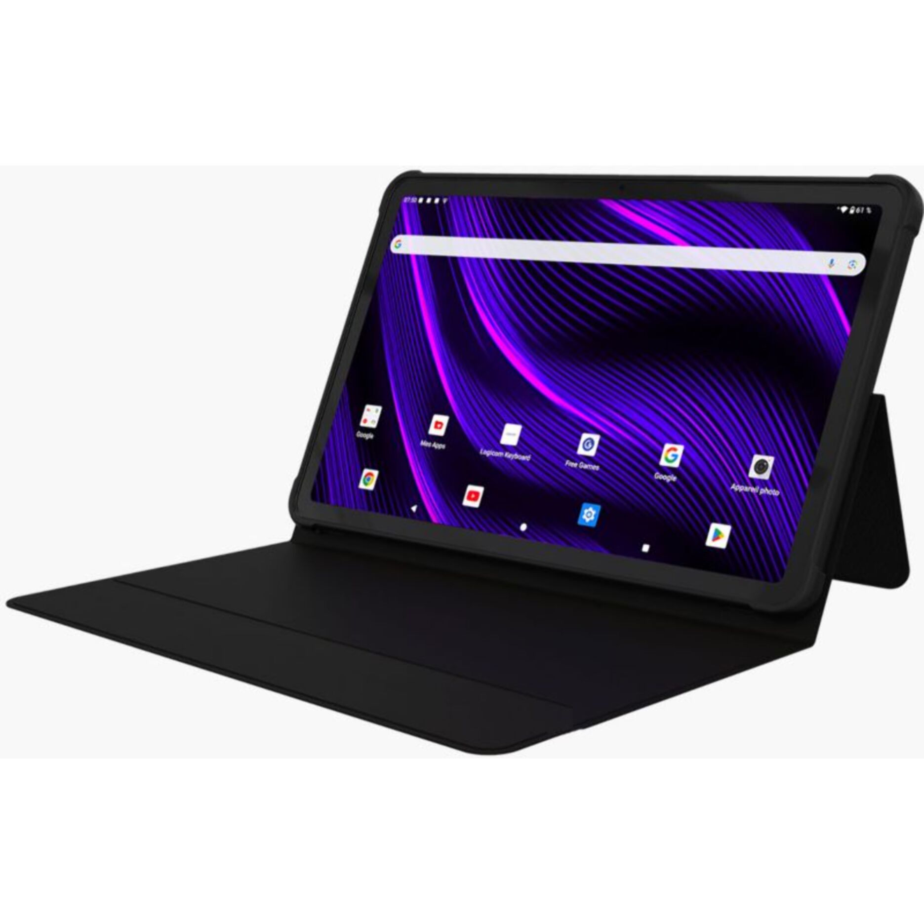 Tablette Android LOGICOM Tab Fold 12 Noir 128Go