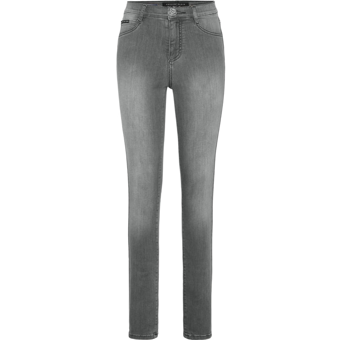 PHILIPP PLEIN Jegging a vita alta