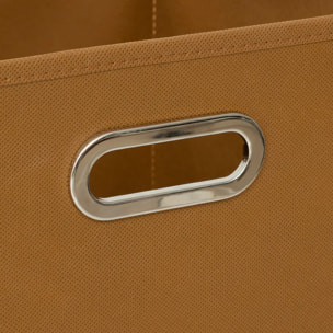 Panier tissu 31x31 cm Jaune moutarde Mix N' Modul