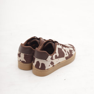 SNEAKERS ANIMALIER MARRONE