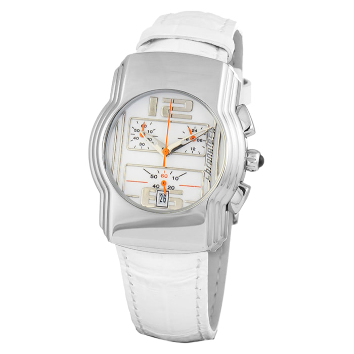 Reloj Chronotech CT7280M-06 Hombre Analogico Cuarzo con Correa de Piel