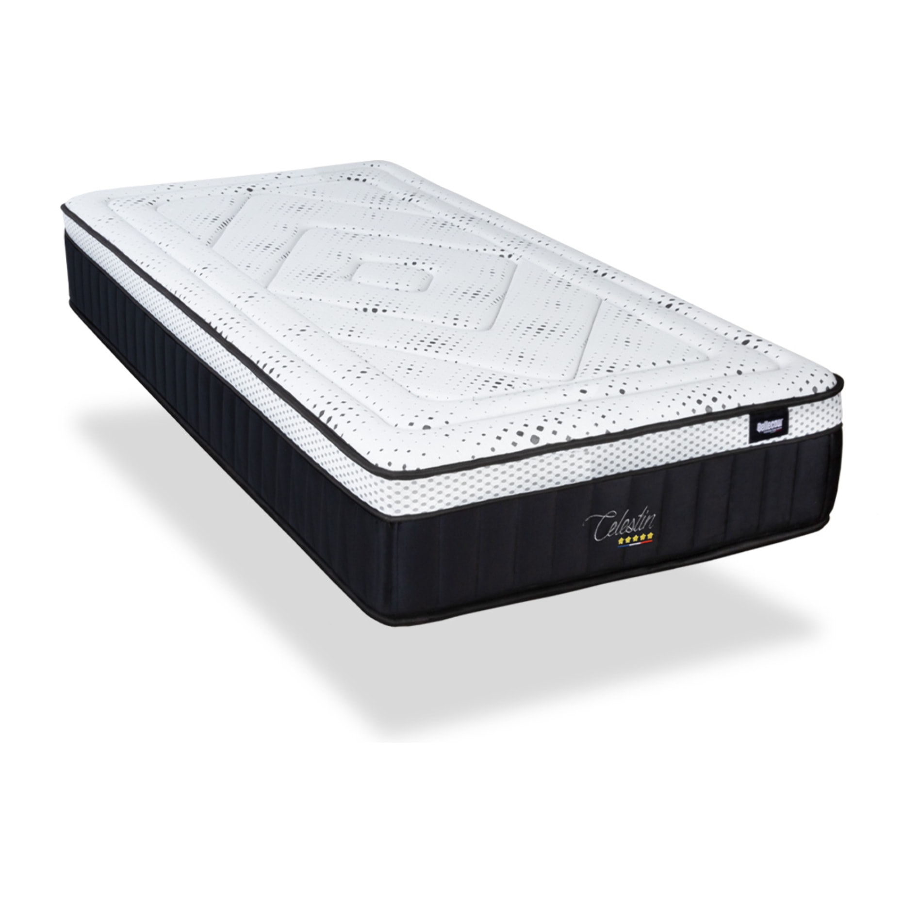 Matelas Célestin, Soutien Ferme, 29 cm, Mousse Haute Densité & Mousse Supersoft