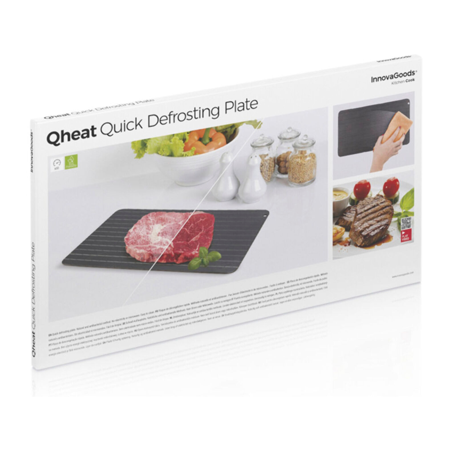 Plaque de Décongélation rapide des Aliments Qheat InnovaGoods