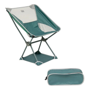 Chaise camping pliable vert