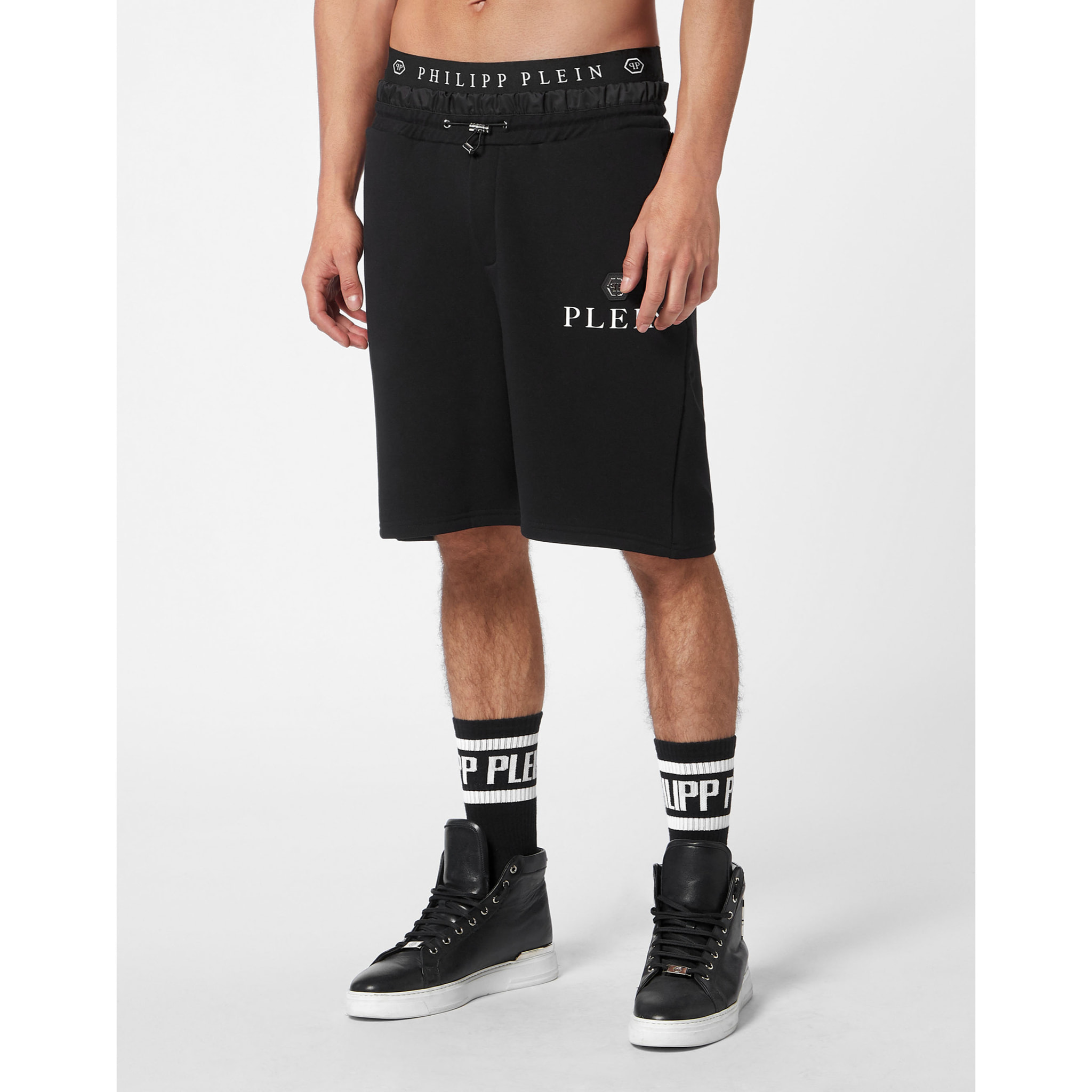 PHILIPP PLEIN Pantaloncini sportivi HEXAGON