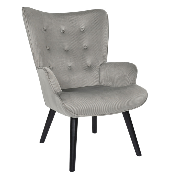 FAUTEUIL DE SALON GIULIA GRIS