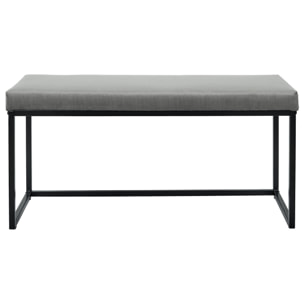 Banc Giulia Gris Velours Cotele
