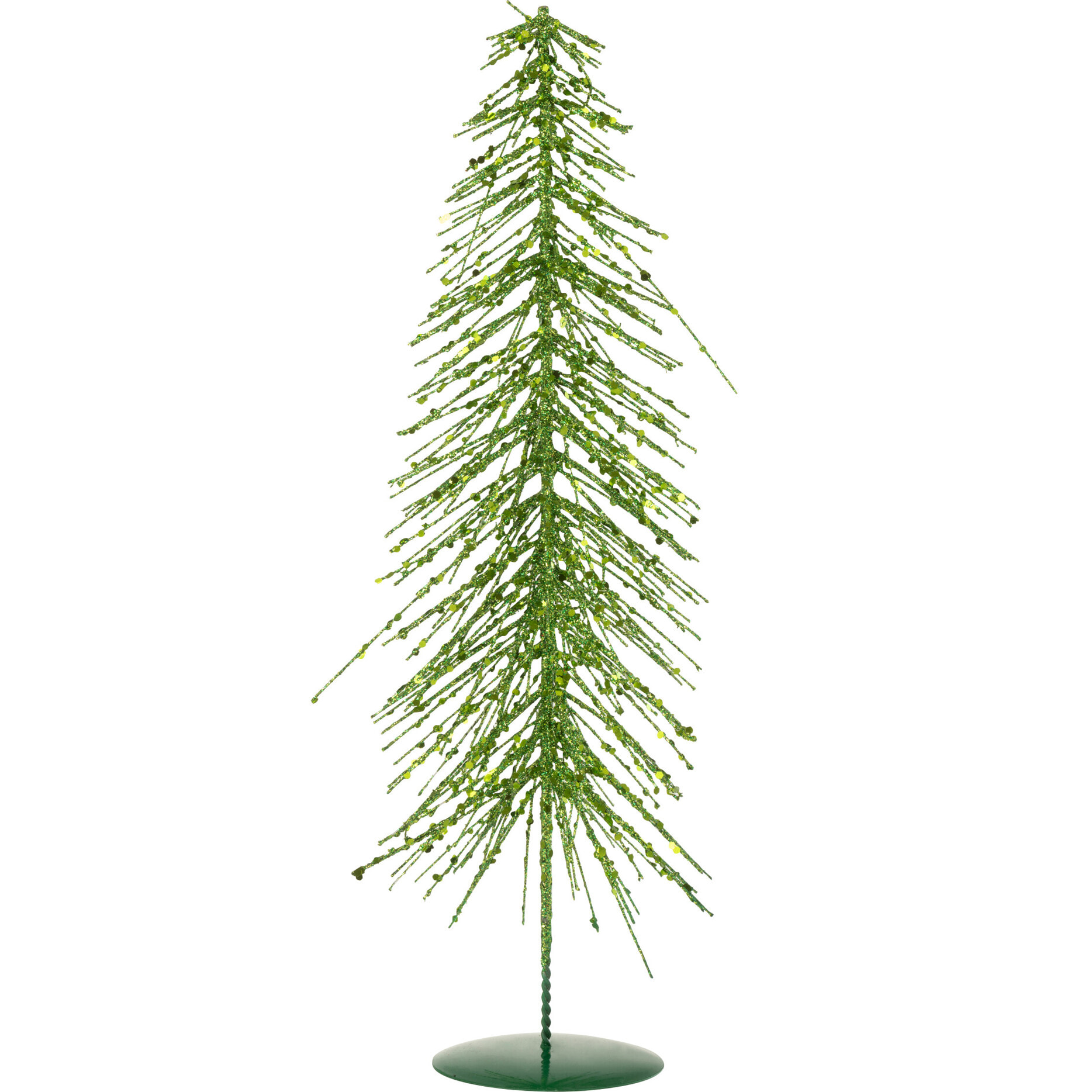 J-Line décoration Sapin de Noël Paillettes - plastique - vert - medium