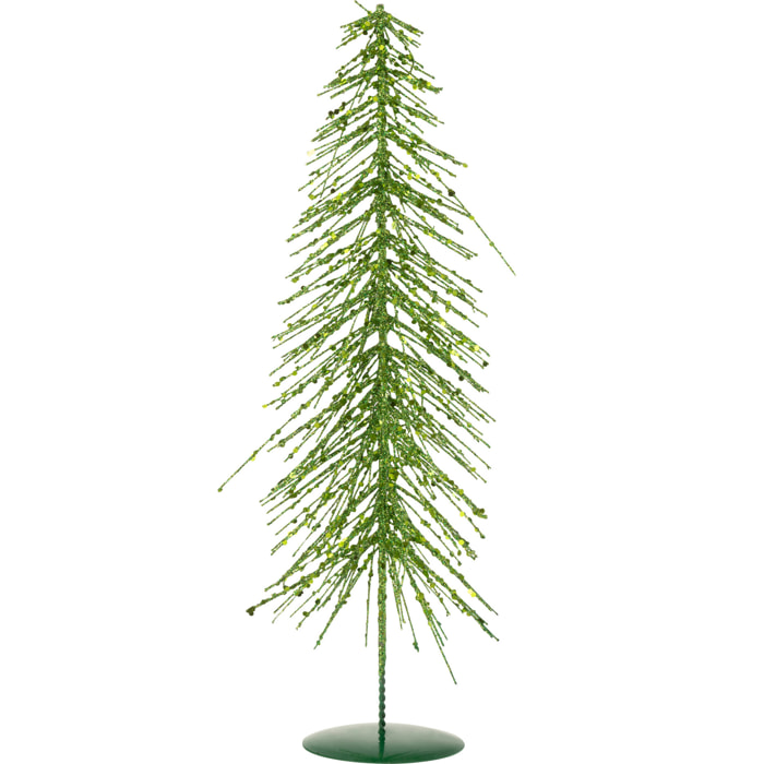 J-Line décoration Sapin de Noël Paillettes - plastique - vert - medium