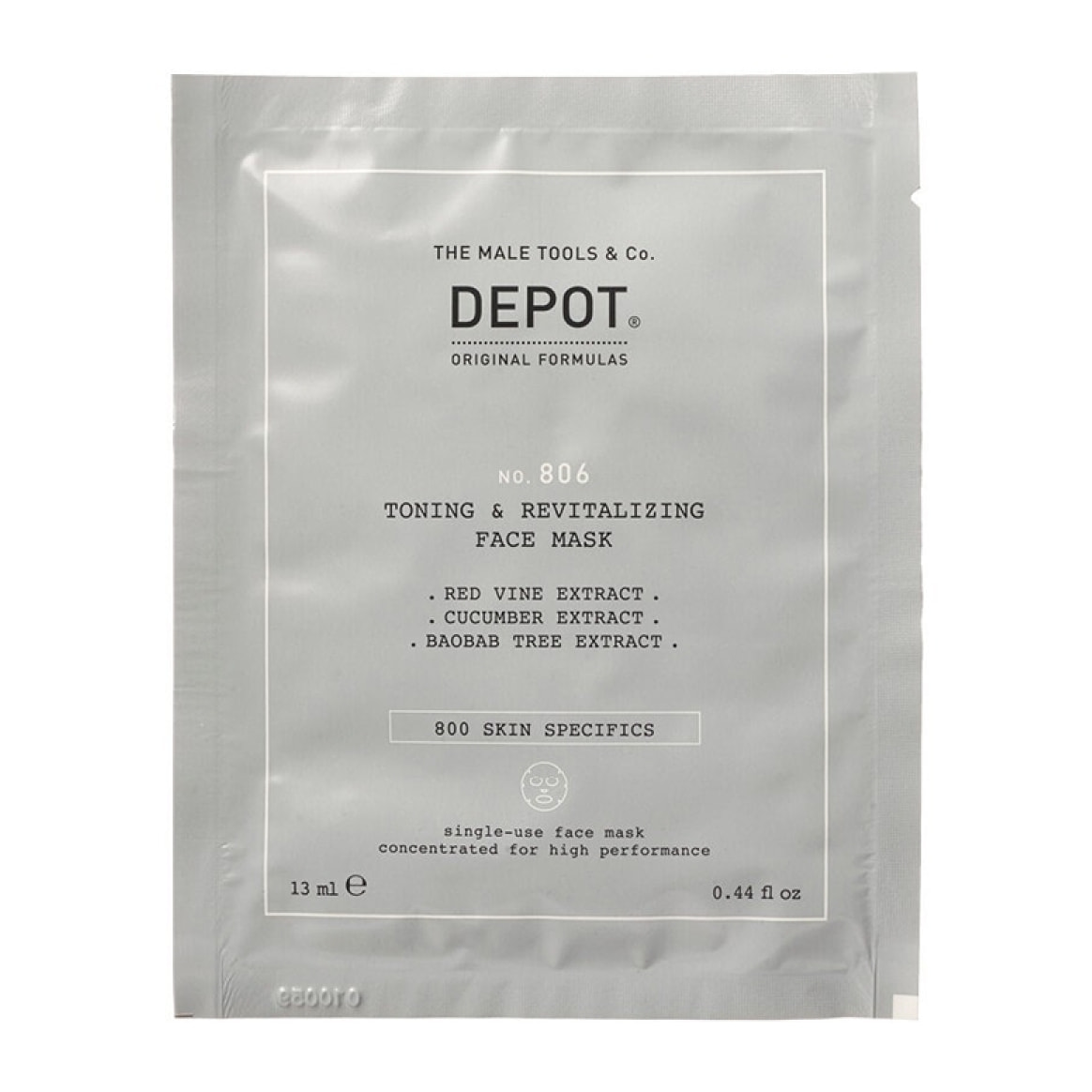 DEPOT no.806 Toning & Revitalizing Face Mask 13ml