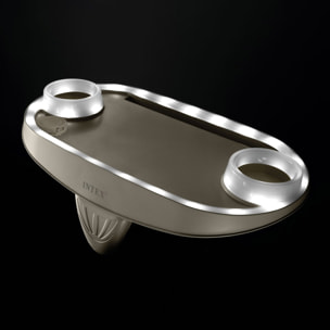 Intex Vassoio con Luce LED per PureSpa, 45x26x16 cm