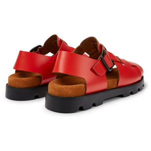 Sandalias - CAMPER Brutus - Rojo - Cuero liso
