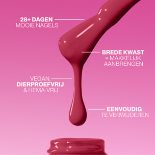 Vernis semi-permanent - 229 Berry Red - 15 ml