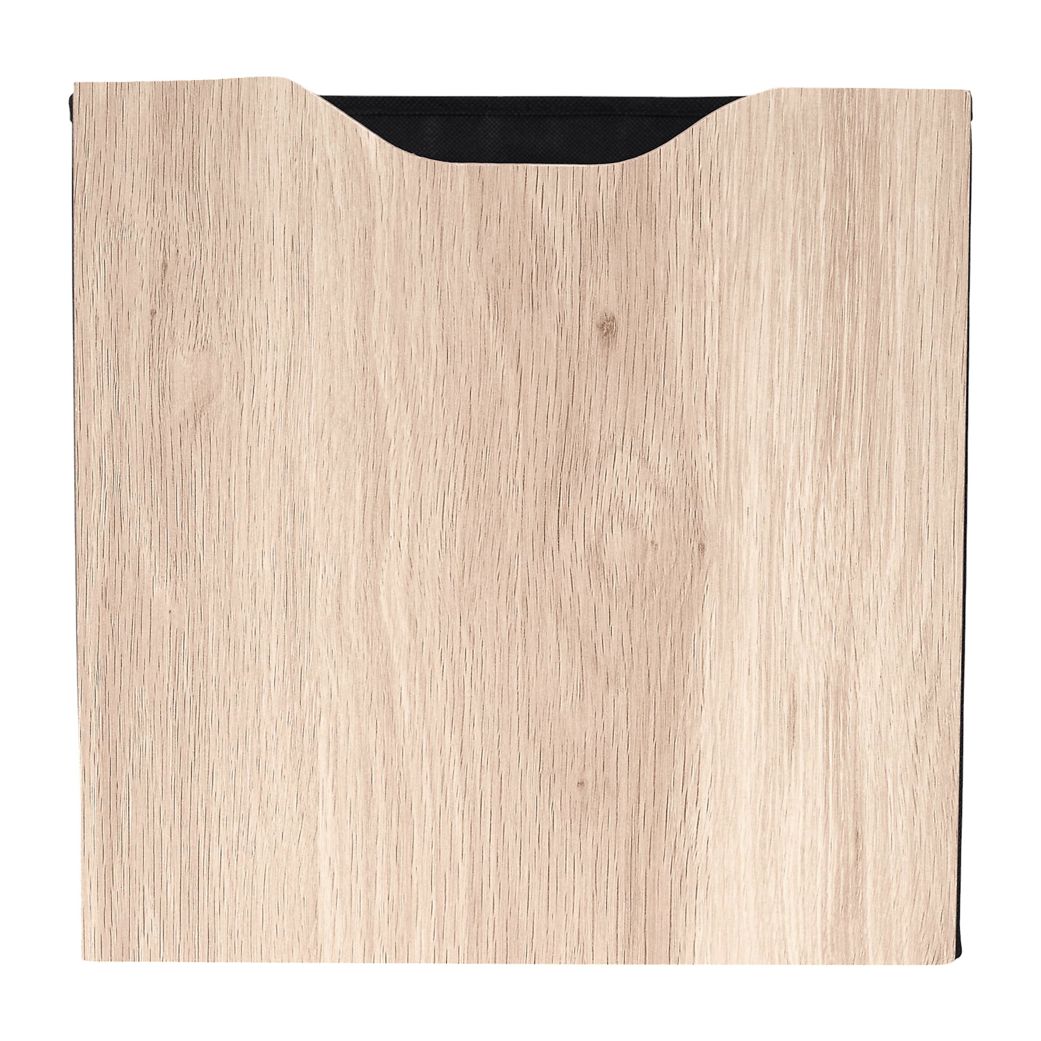 Cube de Rangement Pliable - HOME DECO FACTORY - Klaus Bali - Noir et Marron