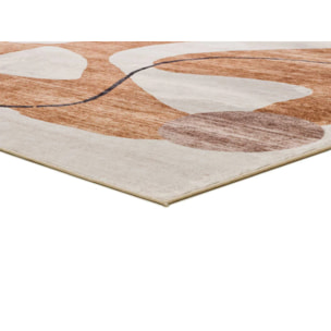 Alfombra impresa abstracta naranja Class, varias medidas disponibles