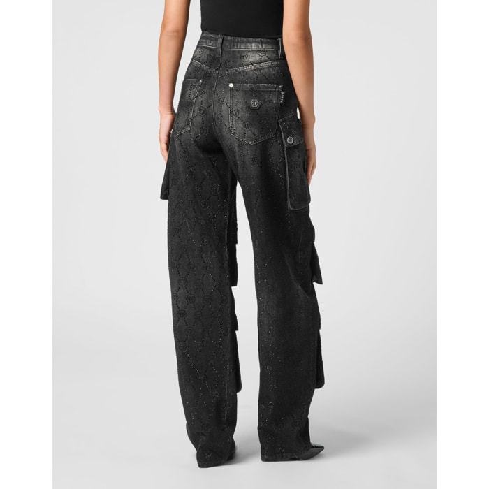 PHILIPP PLEIN Cargo Jeans Regular Fit MONOGRAM