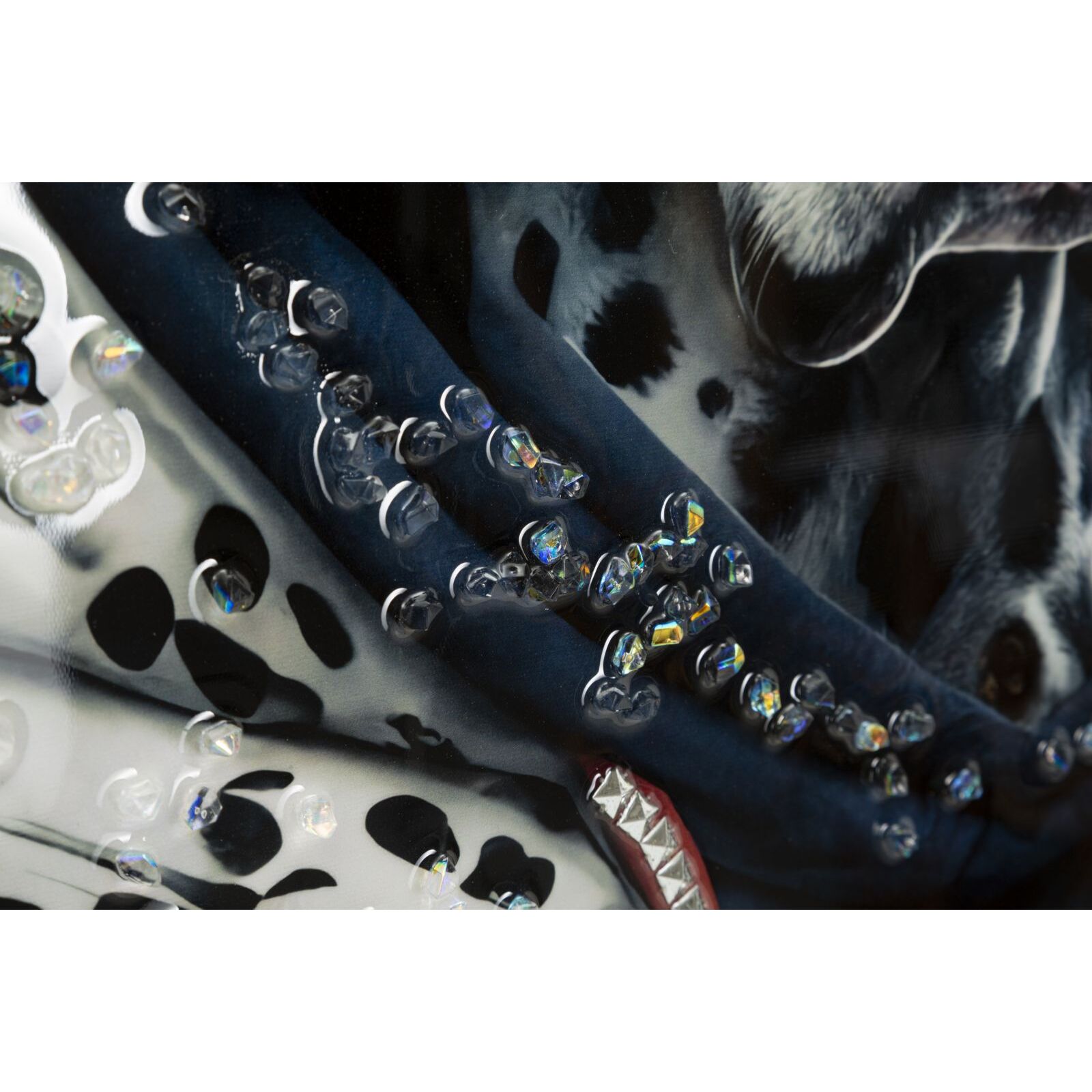 DIPINTO SU TELA LACCATO TRAP C/CORNICE CM 53X3X73