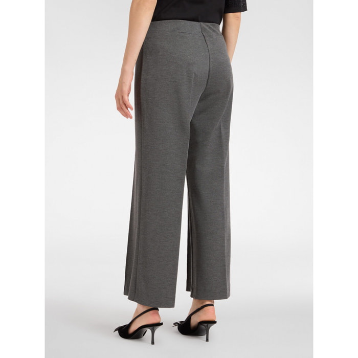Elena Mirò - Pantaloni pull on in jersey - Grigio