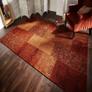 Tapis terracotta PATCHWORK Terracotta