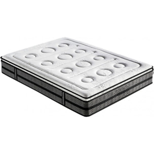 Matelas à ressorts ensachés 90x190 cm mi-ferme - PREMIUM