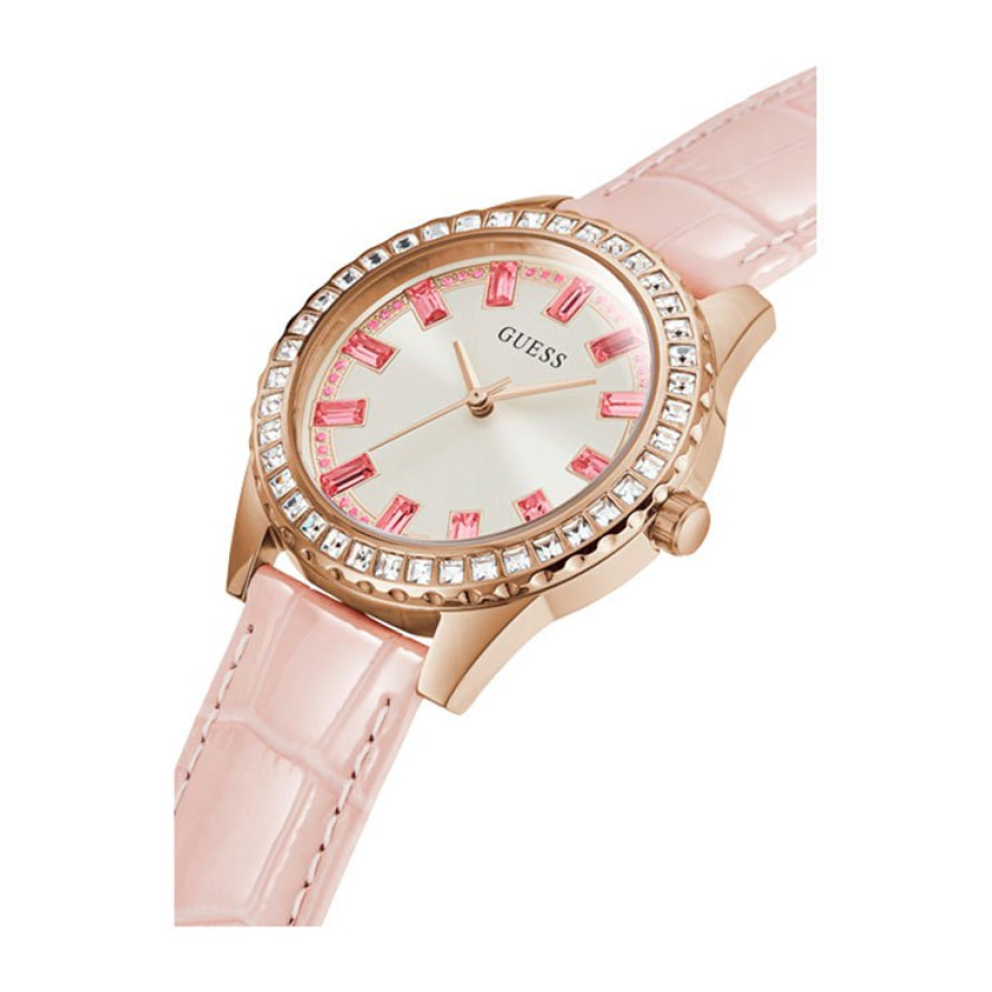 Reloj Guess GW0032L2 Mujer Analogico Cuarzo con Correa de Cuero