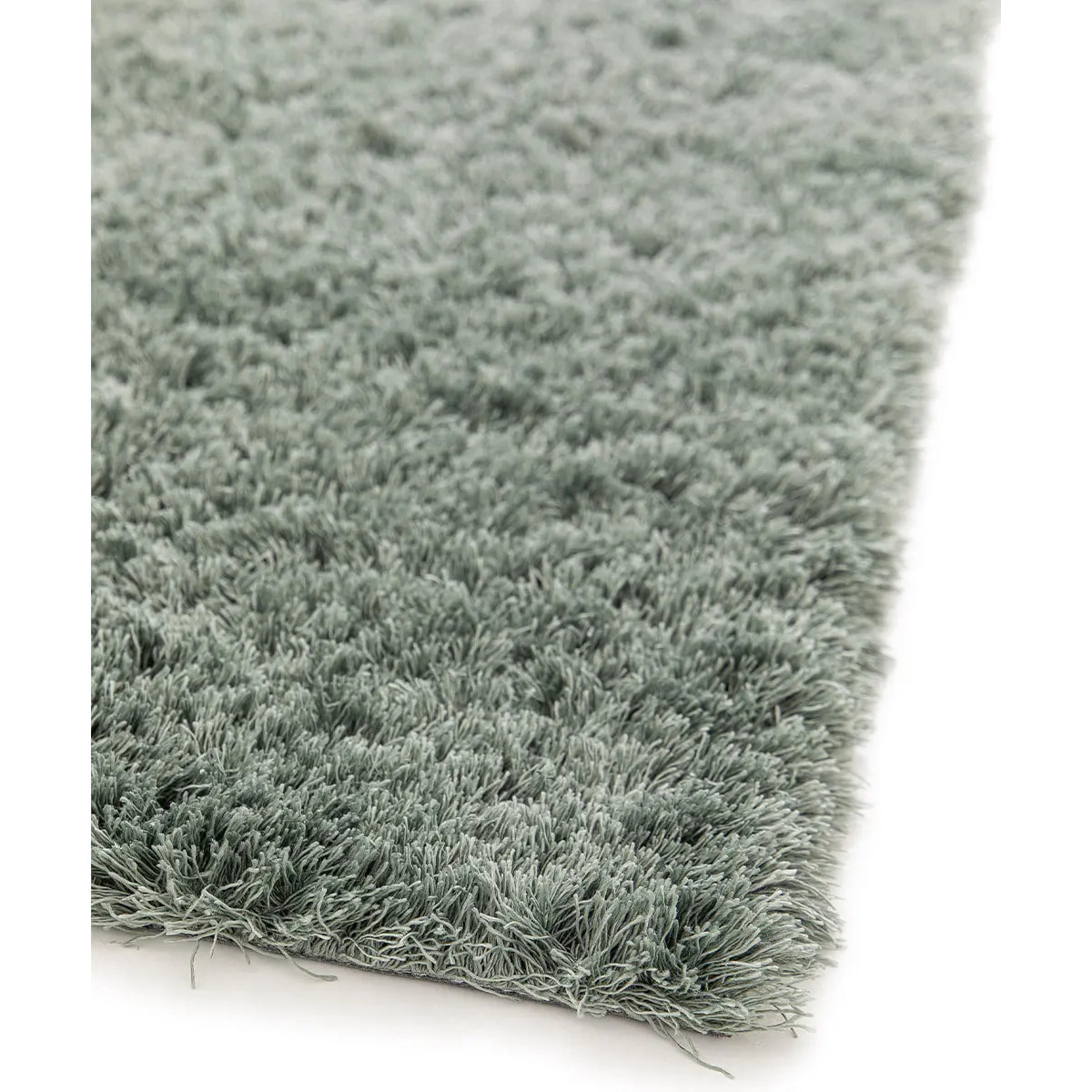 Tappeto salotto pelo lungo soffice colore verde acqua