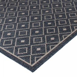 Tapis extérieur tissé kilim rectangle CISA