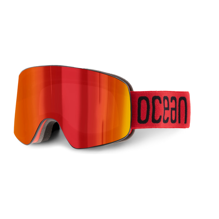 GAFAS DE SKI OCEAN PARBAT de color Rojo