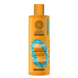 Oblepikha_O Grow - Après-Shampoing Force et Croissance à l'argousier Cheveux Mous 400ml