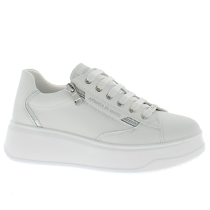 Armata di Mare Scarpe Donna Sneakers Basse con Soletta in Memory Foam AMD S61H21 Star White Silver