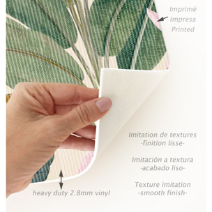 Alfombra de vinilo Hanami -PVC antideslizante, vinilica para cocina o salón, lavable, estilo abstracto