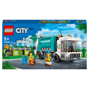 LEGO CITY 60386 - CAMION PER IL RICICLAGGIO DEI RIFIUTI