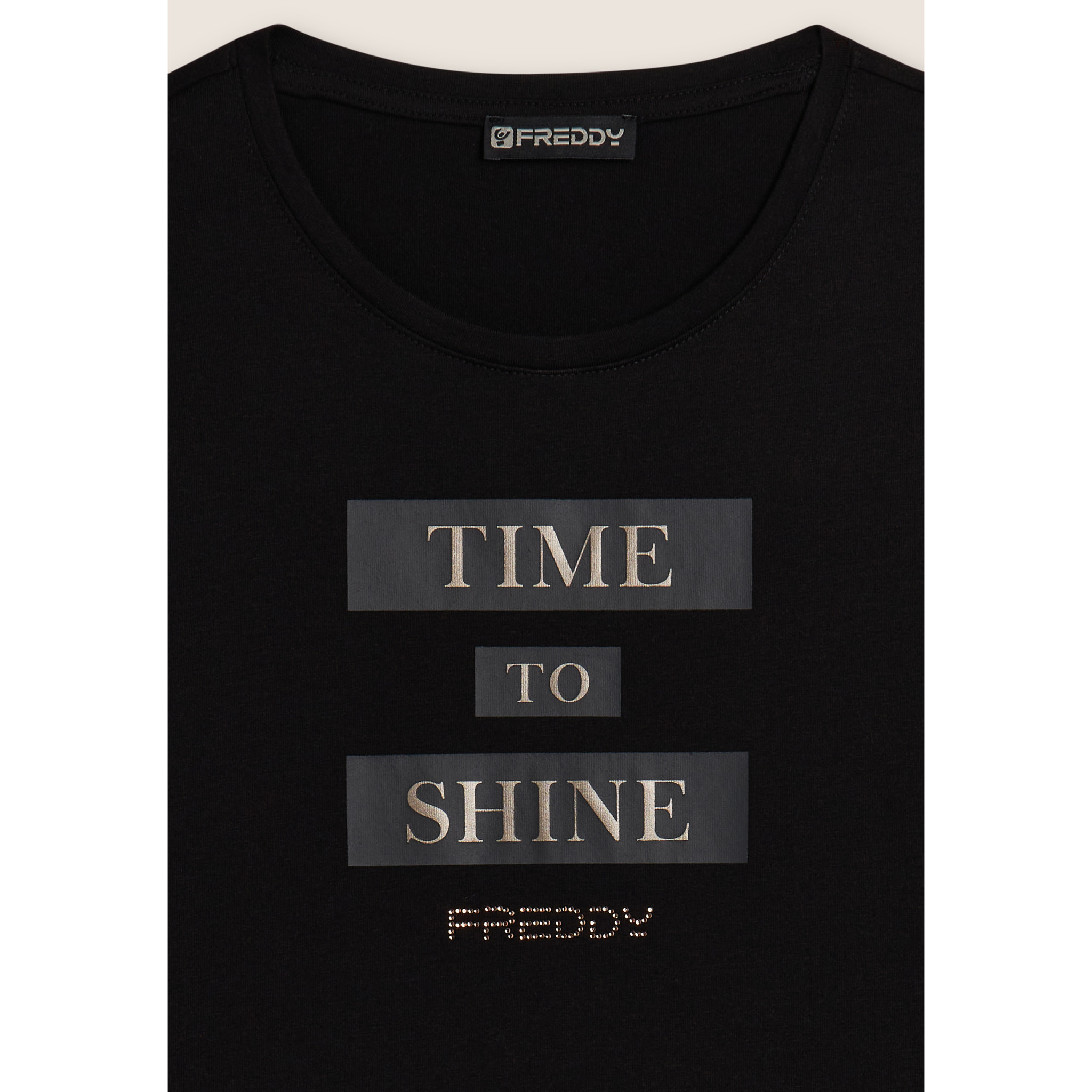 T-shirt da donna con grafica e slogan motivazionale