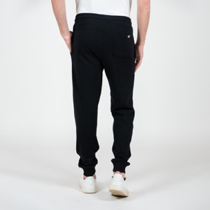 Pantaloni con stampa logo french terry