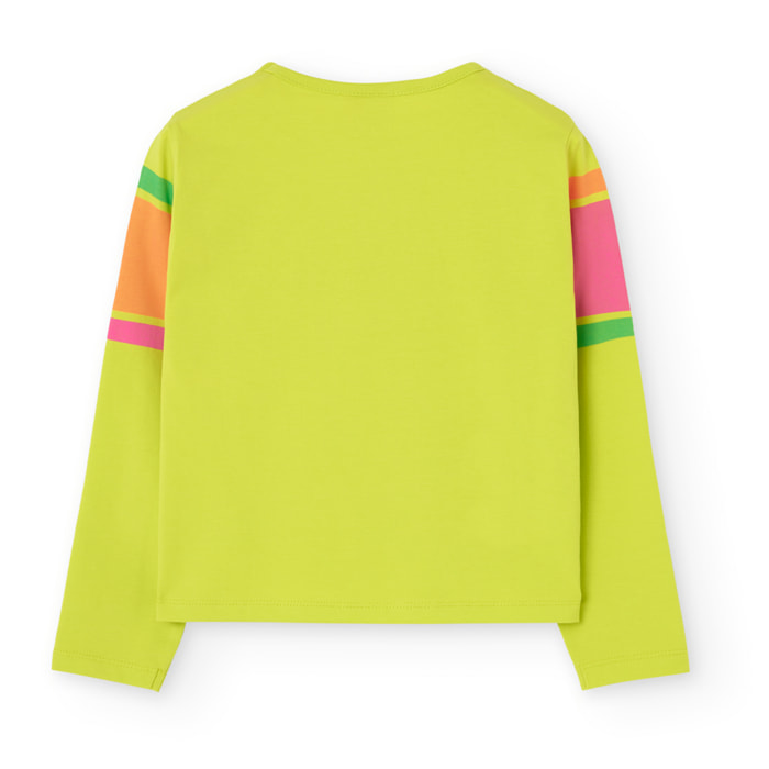 Camiseta punto elástico de niña -BCI