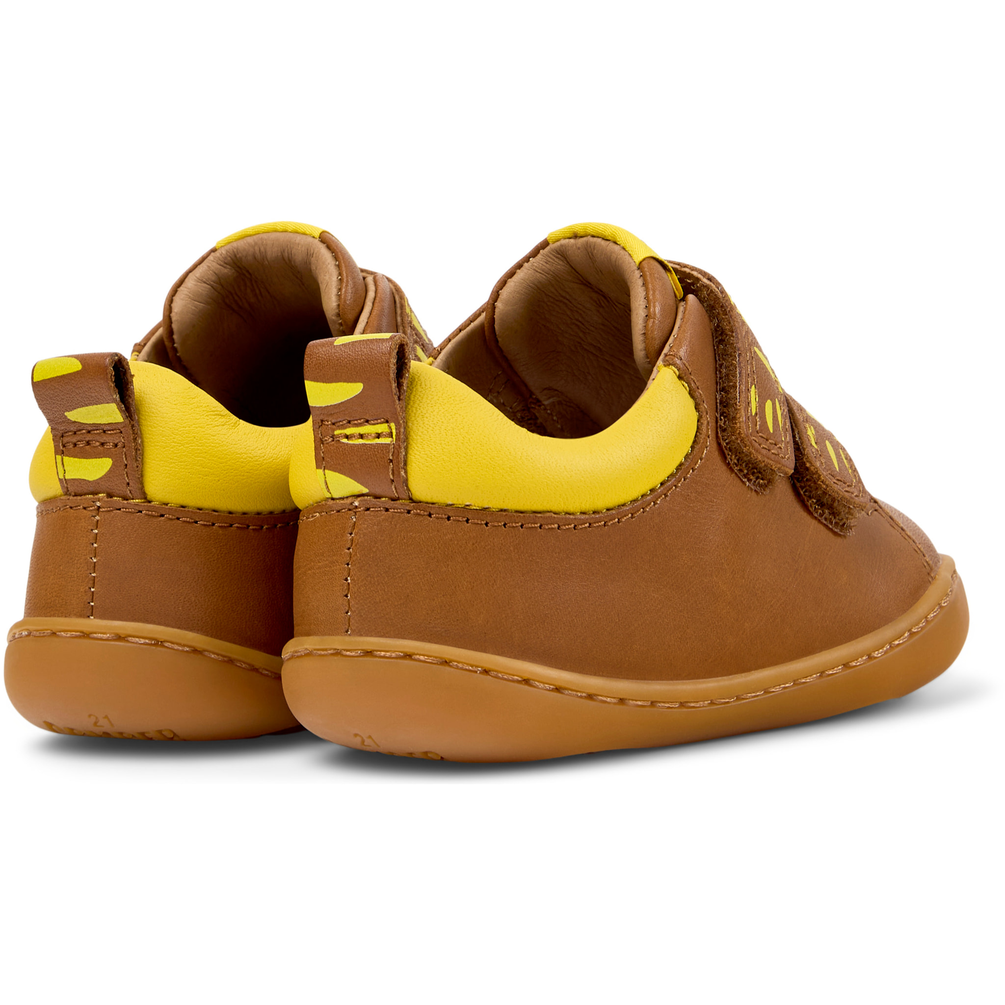 Zapatillas - CAMPER Peu Cami Twins - Marron - Cuero liso