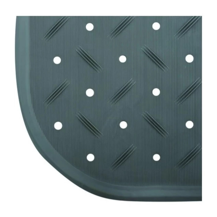 Tapis Fond de douche antidérapant Caoutchouc CLASS 54x54cm Gris MSV