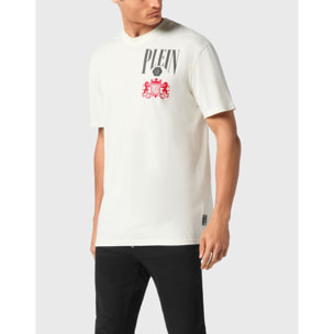 PHILIPP PLEIN Camiseta de cuello redondo y manga corta RACING