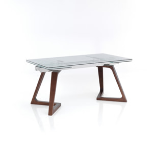 TOMASUCCI tavolo allungabile STARK Transparente